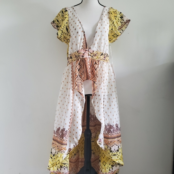 Live 4 Truth Other - LIVE 4 TRUTH flowy printed layering kimono duster